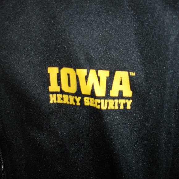 New Iowa Hawkeye Security Jackets - Iowa Herky Security - Nike Jacket - Go Hawks - Picture 2 of 7